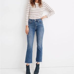 Madewell Cali Demi-Boot Jeans in Fleetwood Wash